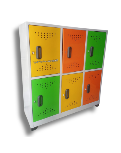 Locker/casillero 6 puestos jr.
