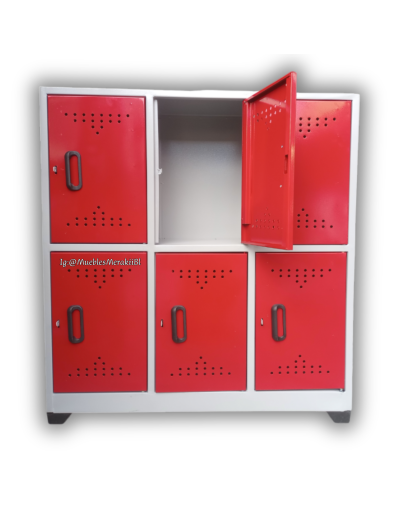 Locker/casillero 6 puestos jr.