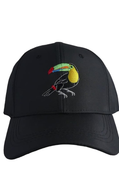 Gorras de aves bordadas