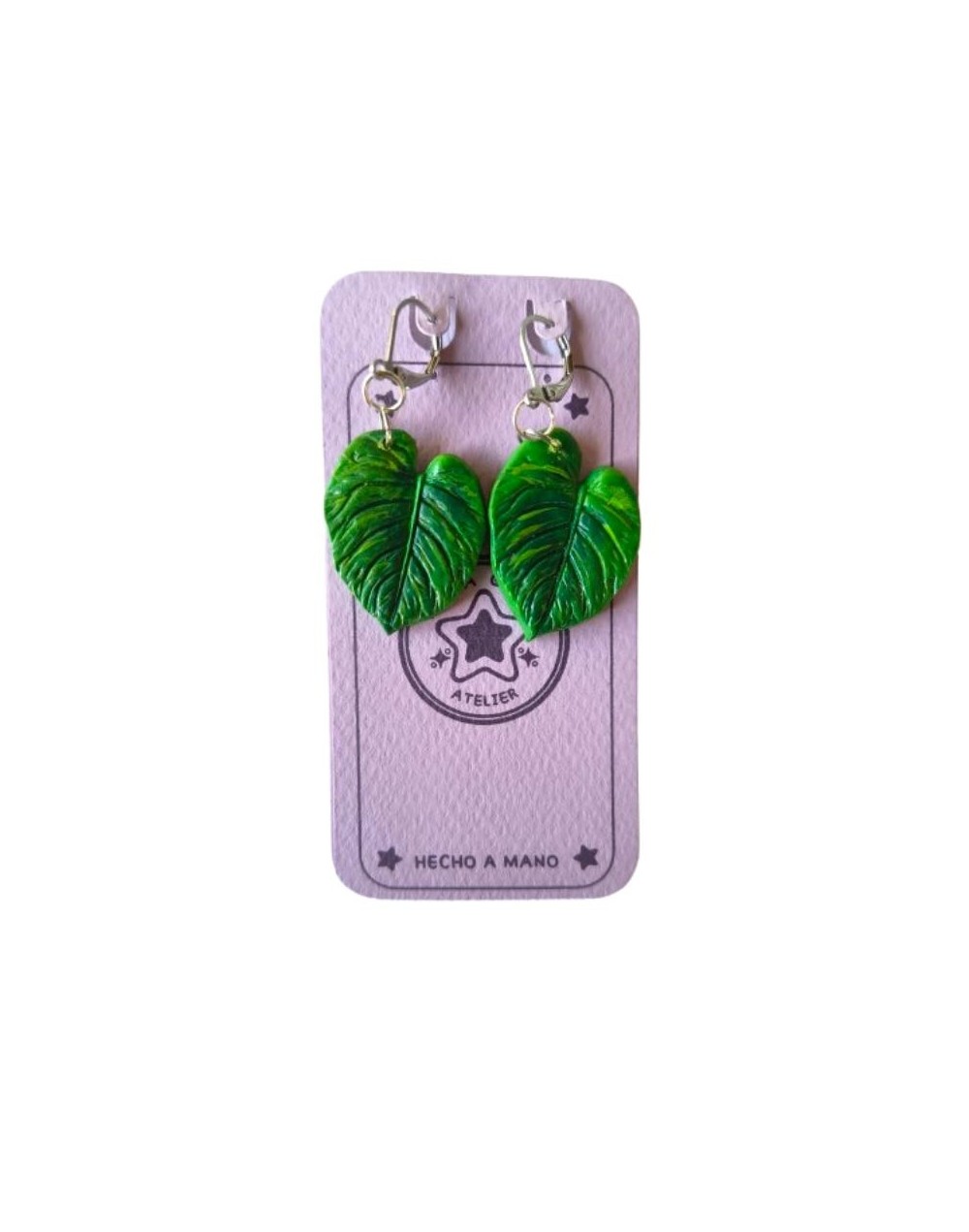 Aretes Hoja Tropical