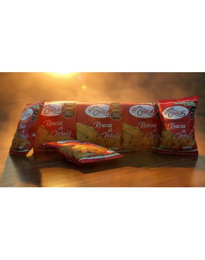 Docena de roscas de maíz de 50 g.