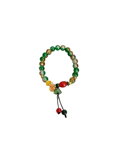 Pulsera elaborada en cuentas cristalinas