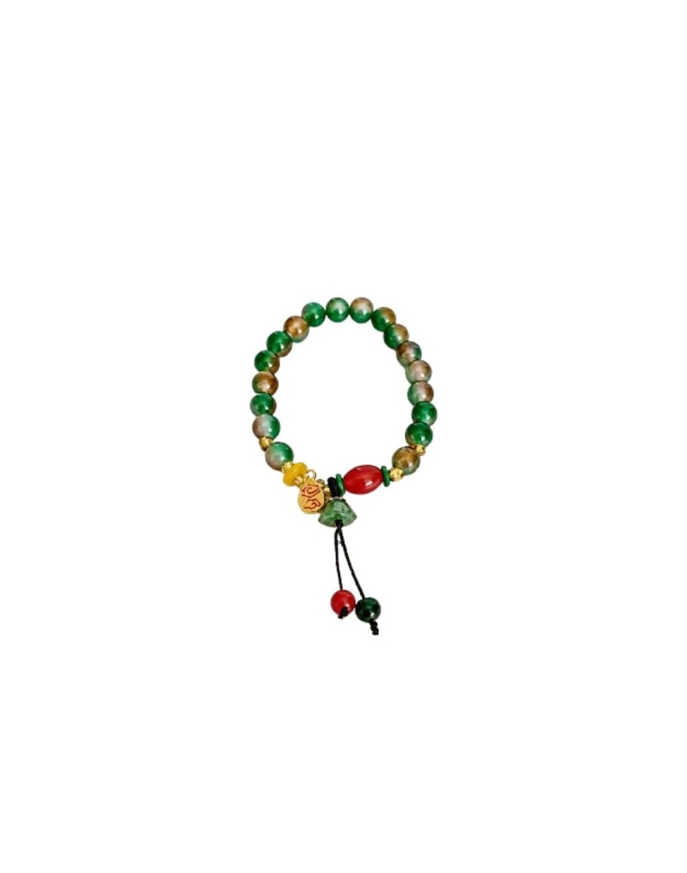 Pulsera elaborada en cuentas cristalinas