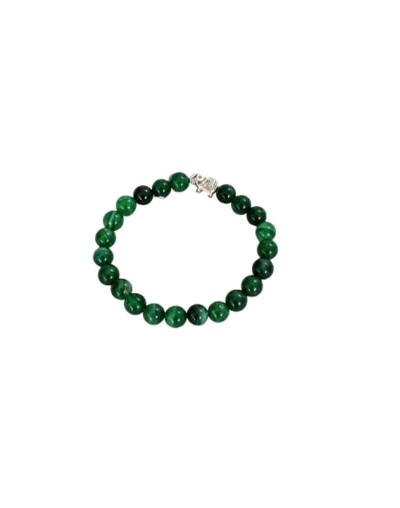 💚 Pulsera Verde en Ágata India