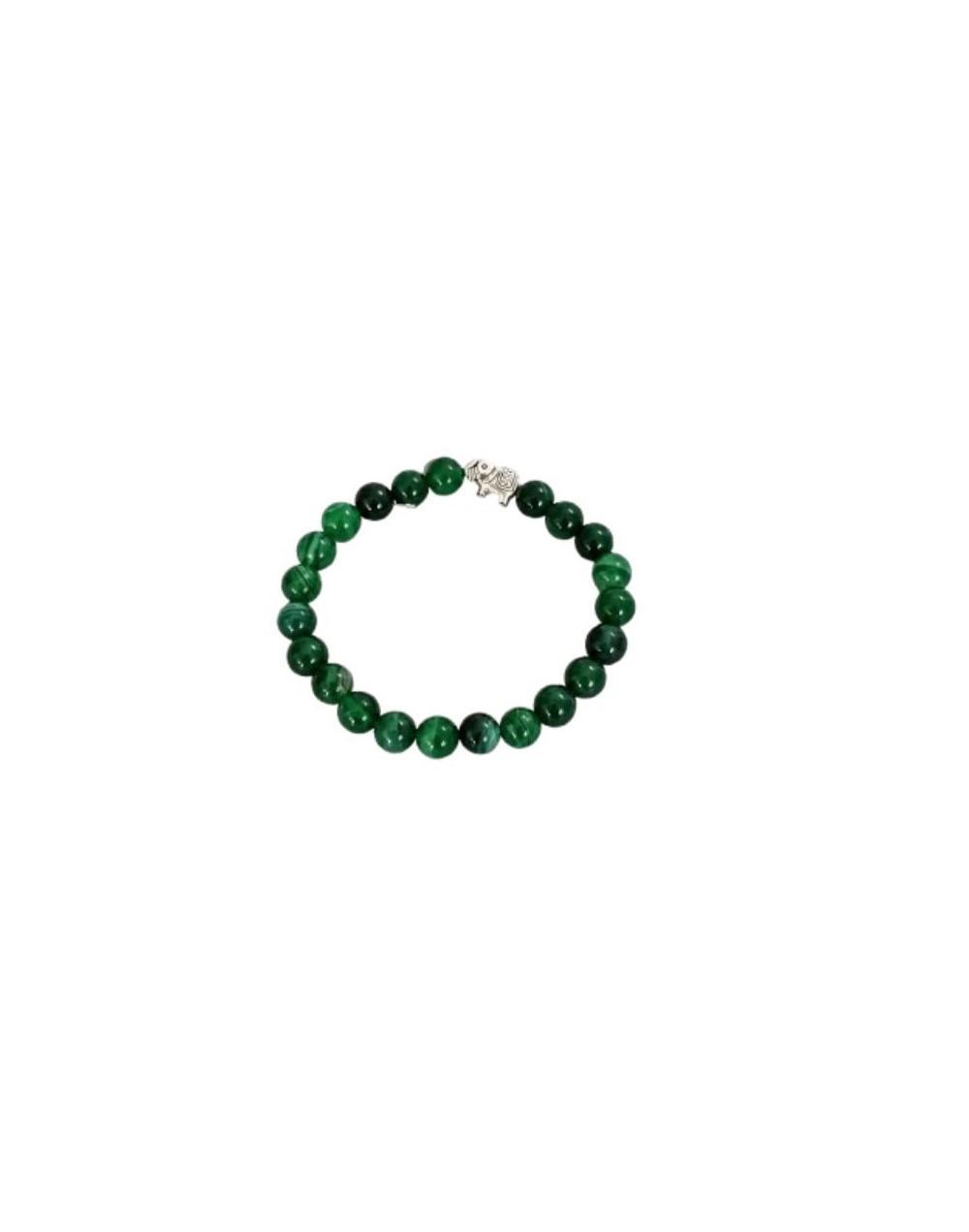 💚 Pulsera Verde en Ágata India