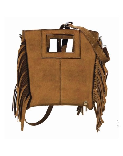 Bolso de Gamuza con Flecos