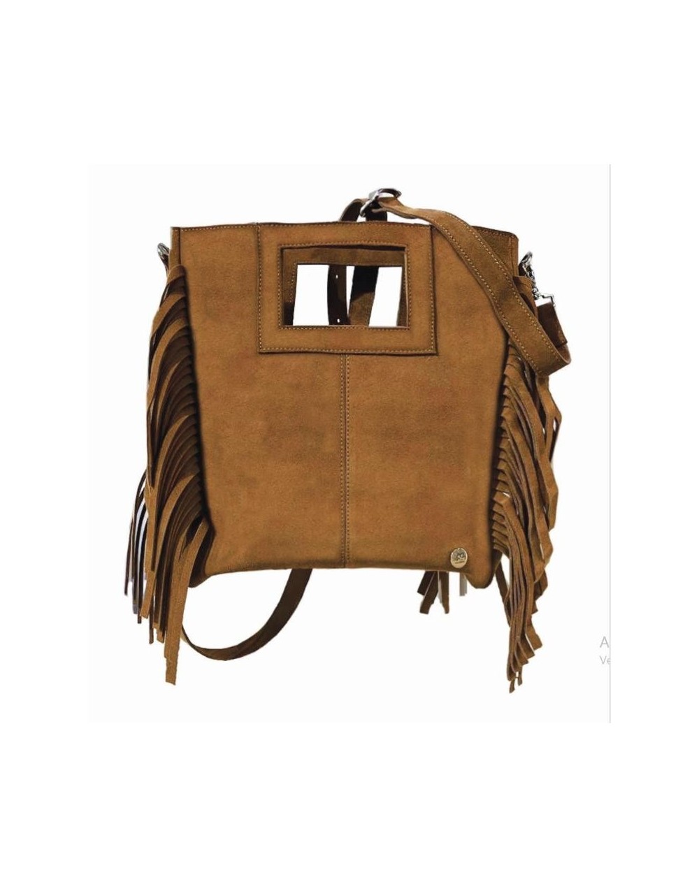 Bolso de Gamuza con Flecos
