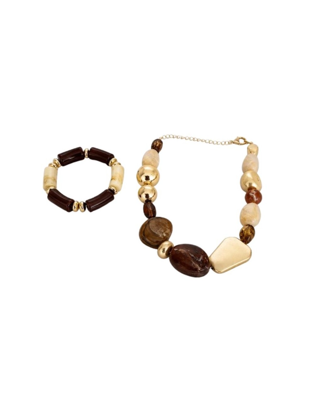 Conjunto de collar y manilla