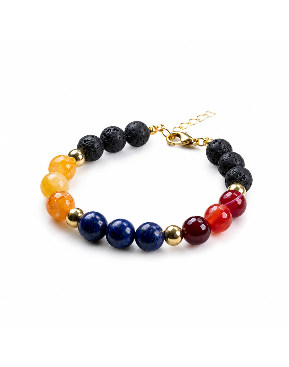 Pulsera trios tricolor