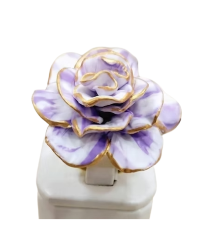 Anillo Flor Polimérico Grande