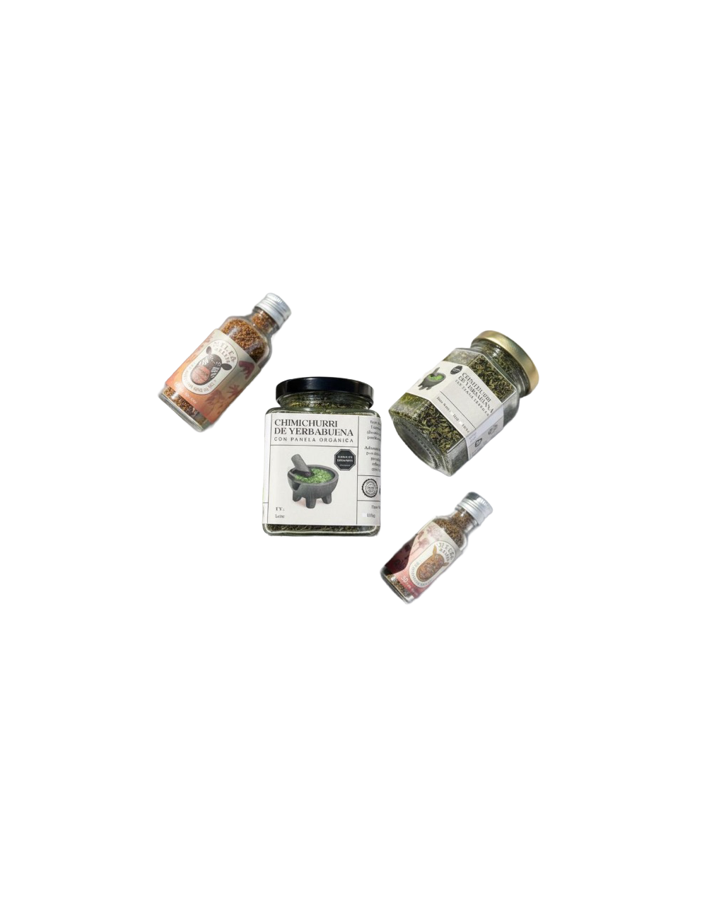 Chimichurri de yerbabuena con y sin picante del amazonas  140 gr