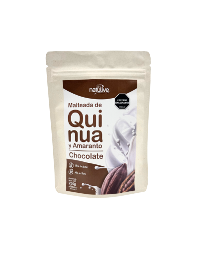 Malteada Quinua, Amaranto, Linaza sabor a Chocolate x 250g