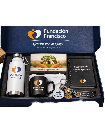 caja de regalo institucional de la Fundación Francisco