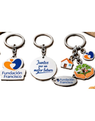 llavero de la Fundación Francisco
