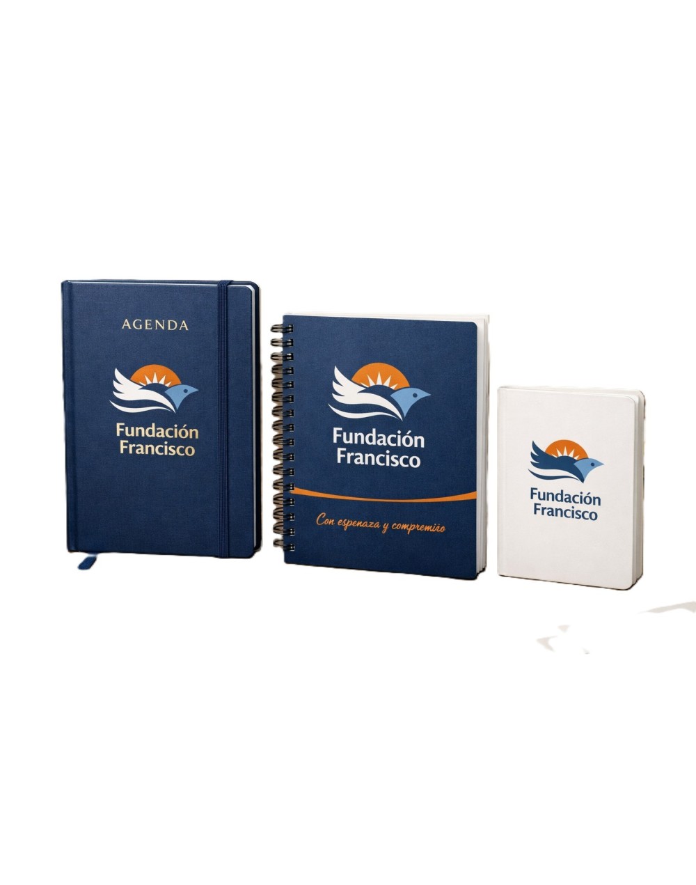 agenda y los cuadernos institucionales de la Fundación Francisco