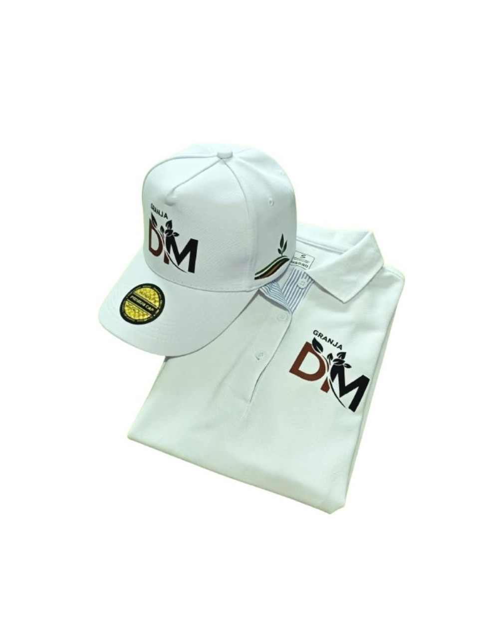Combo Camisa Tipo Polo y Gorra Personalizadas