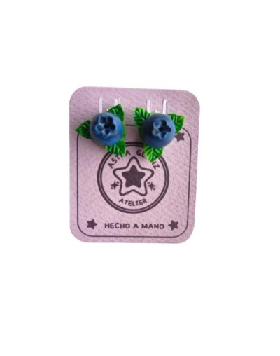 Aretes Topito Arándanos