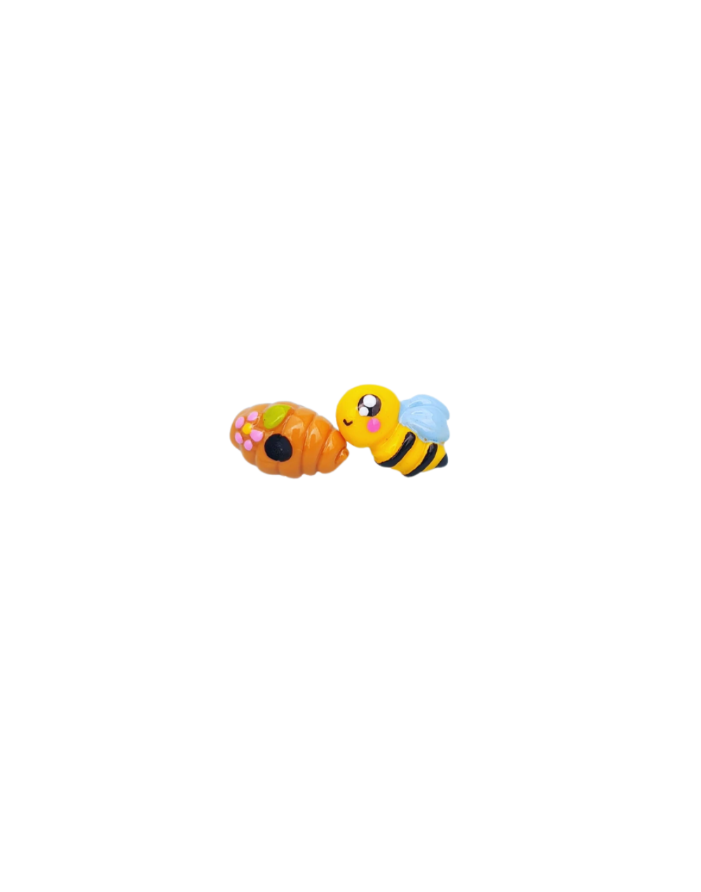 Aretes abeja panal