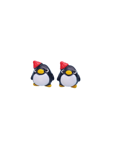 Aretes pinguinos