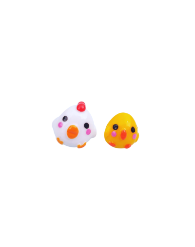 Aretes gallina pollito
