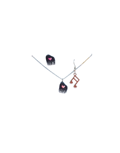 juego de Aretes y collar