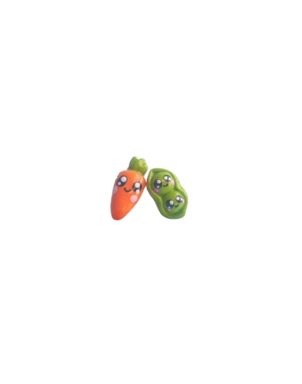 Aretes alberja y zanahoria