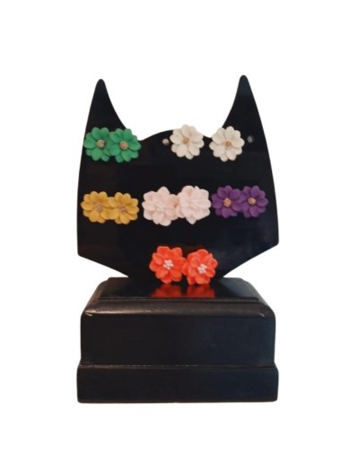 aretes Flores Encanto por unidad