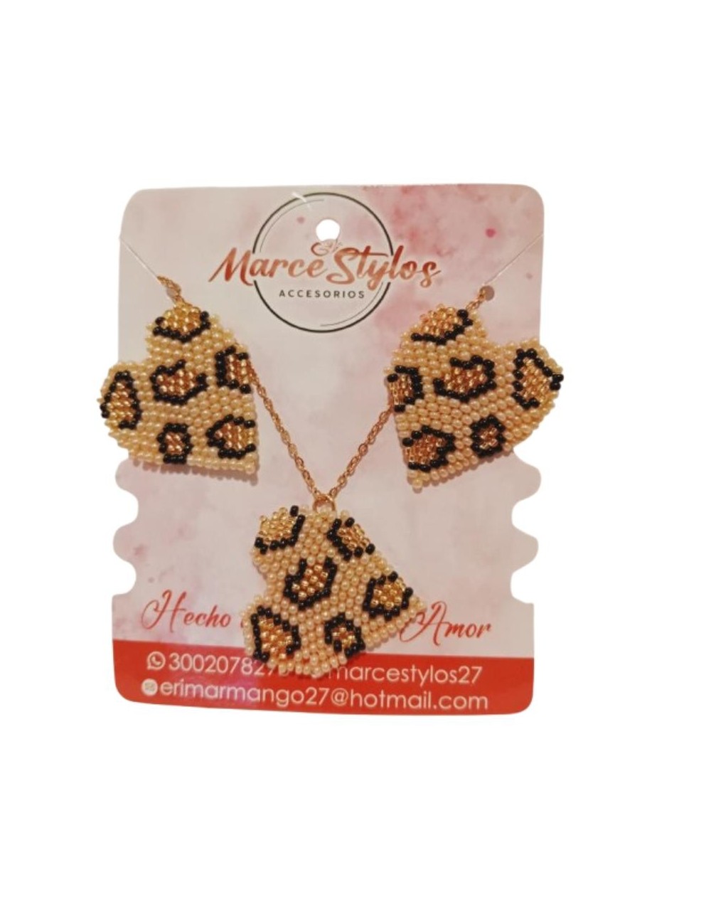 Juego beige animal print
