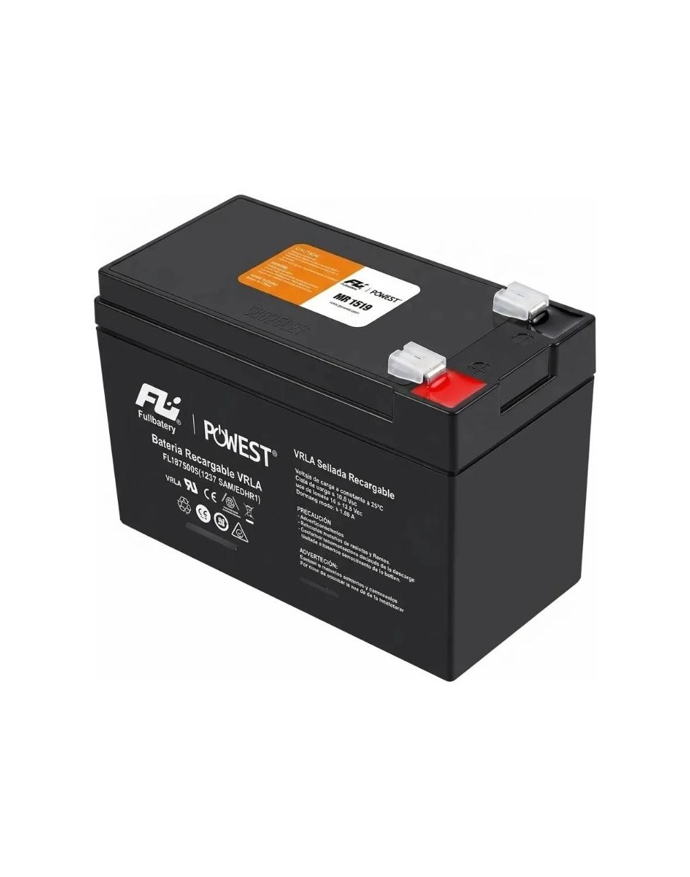 Batería 12v 7 5 Ah Recargable para UPS