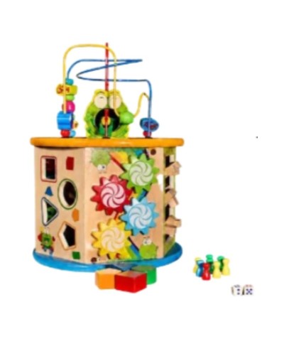 cubo montessori grande (8 actividades)