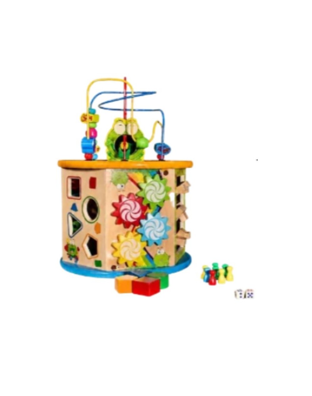 cubo montessori grande (8 actividades)