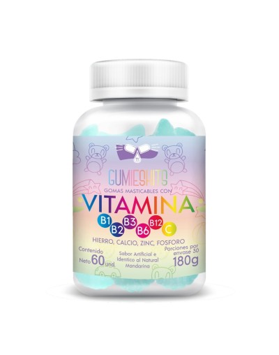 Gomas masticables de multivitamínicos para niños