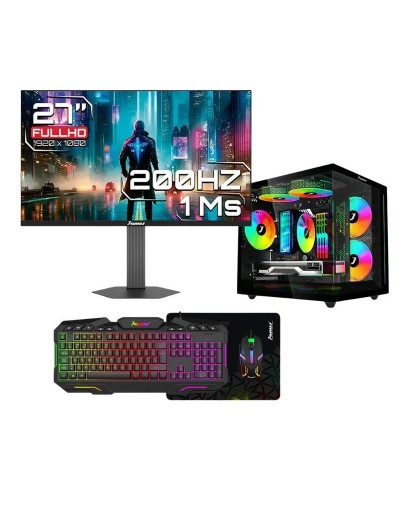 Computador Janus Gamer 1, Intel Core I5 12400 Memoria RAM 16GB SSD 512GB M.2 Board H610M FUENTE Janus 400W