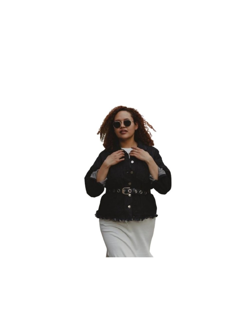 Chaqueta denim corazón