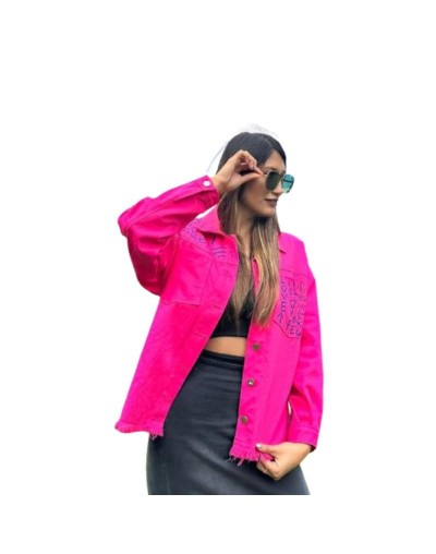 Chaqueta pintada a mano