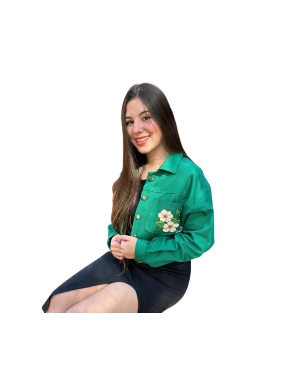 Chaqueta pintada a mano