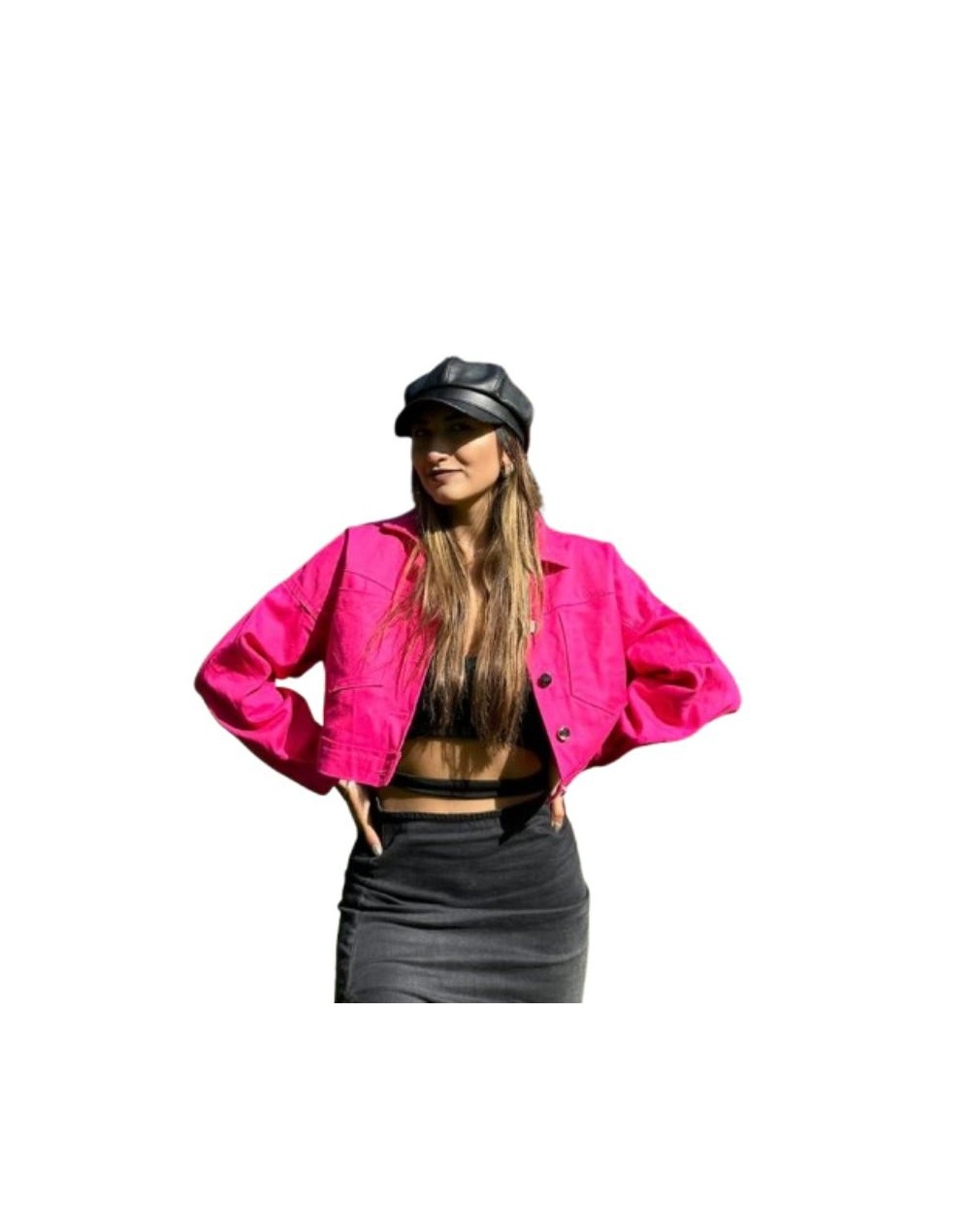 Chaqueta denim color