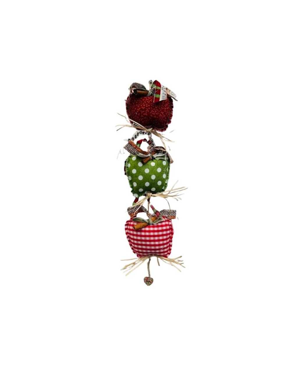 Accesorio Decorativo Manzanas en Tela 