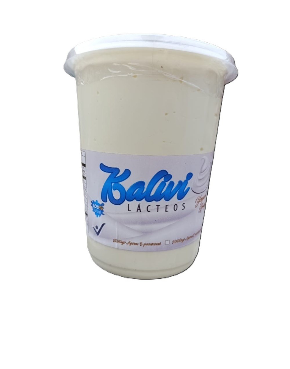 Yogurt Griego natural Kalivi lácteos-  Wapri Productos Saludables