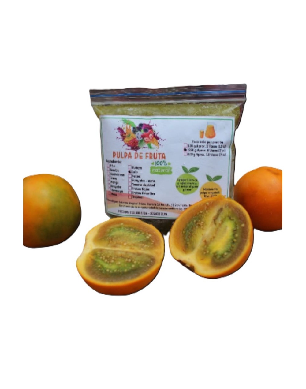 Pulpa de fruta natural  Frutikas- Wapri Productos Saludables