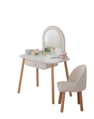 Set de tocador y silla para niñas