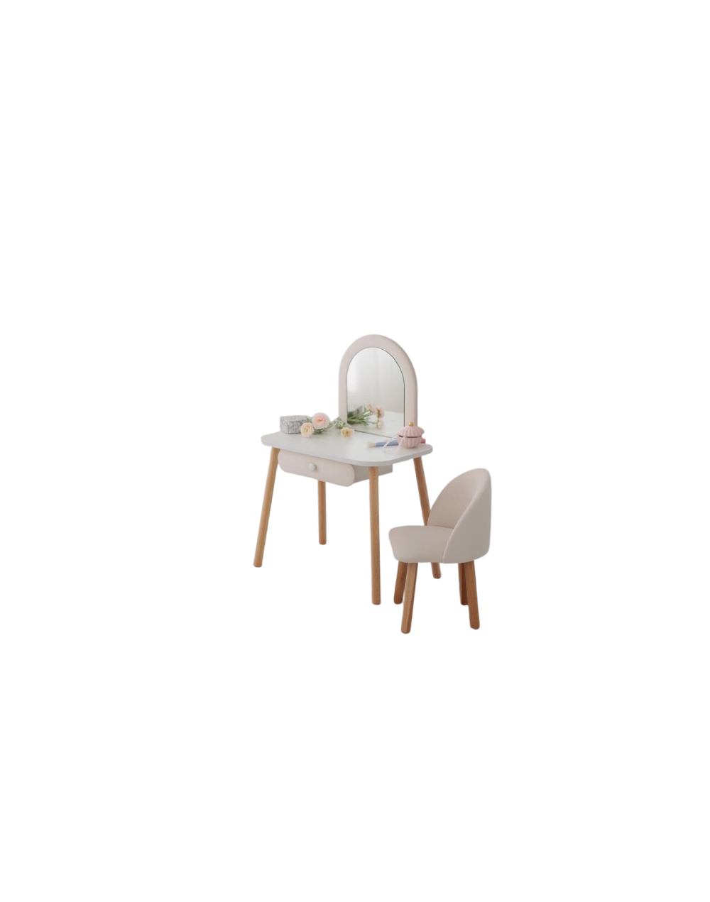 Set de tocador y silla para niñas