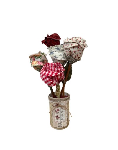 Arreglo Floral en Tela 