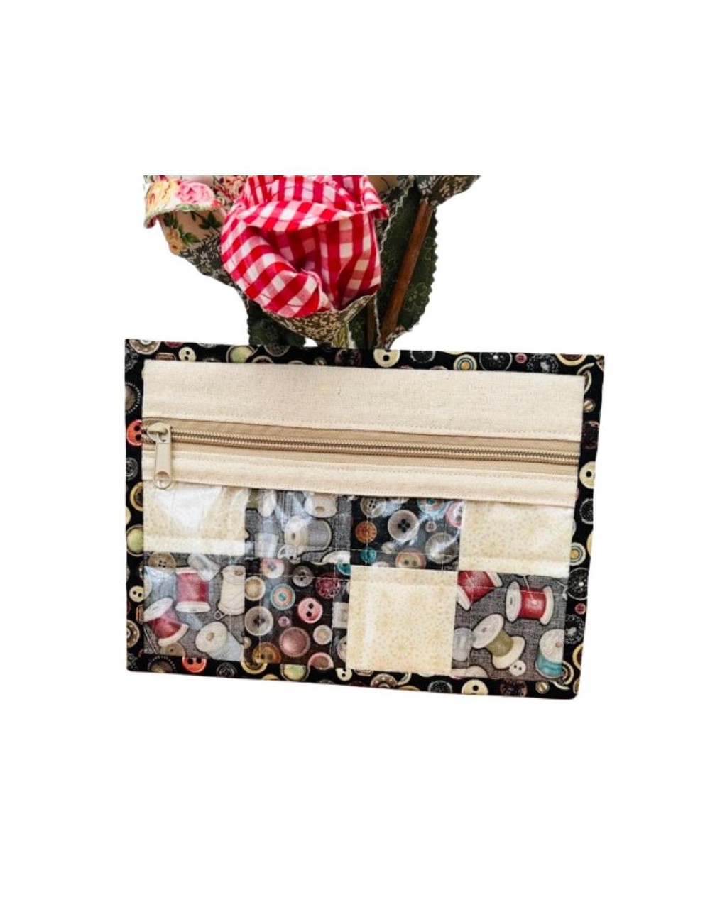 Bolsa Mini guarda proyectos en Patchwork