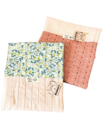 Funda artesanal para libros en Patchwork