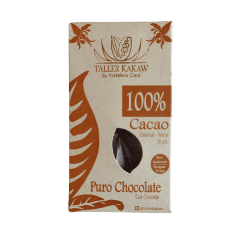 Barra chocolate 100% cacao