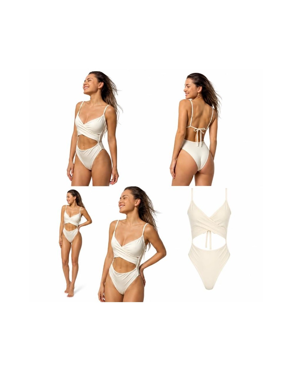 Vestidos de baño Enterizo con corte. Ref Iris