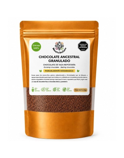 CACAO ANCESTRAL GRANULADO CACAO 100% 100G