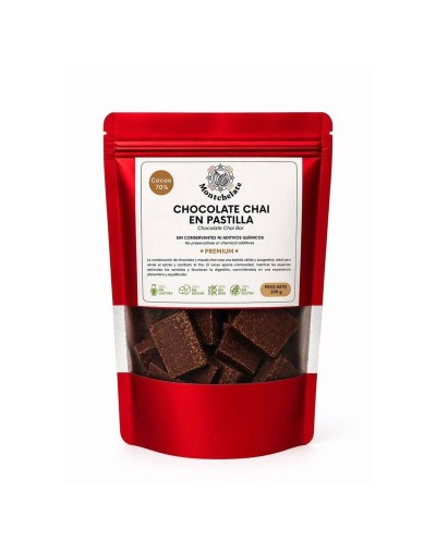 CHOCOLATE CHAI EN PASTILLA 200G
