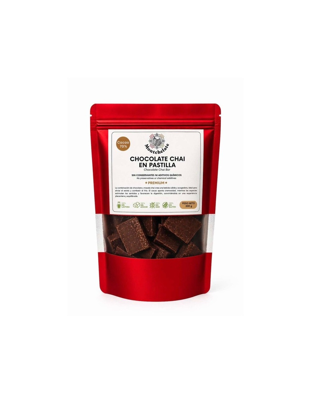 CHOCOLATE CHAI EN PASTILLA 200G